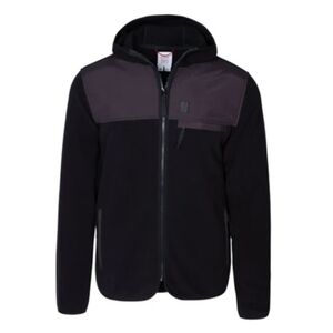 Topo Designs Black Fleece Hoodie Jacket Men's Small